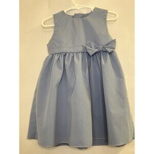 SHEIN Girls’ Blue Bow Dress Size 2-3 Years – Excellent Condition